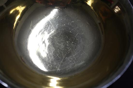 A 1960s J. P. Wood for Asprey & Co silver commemorative rose bowl and pierced cover, 40.5 oz.